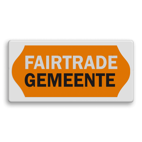 Fairtrade informatiebord - FAIRTRADE GEMEENTE - 800x400mm