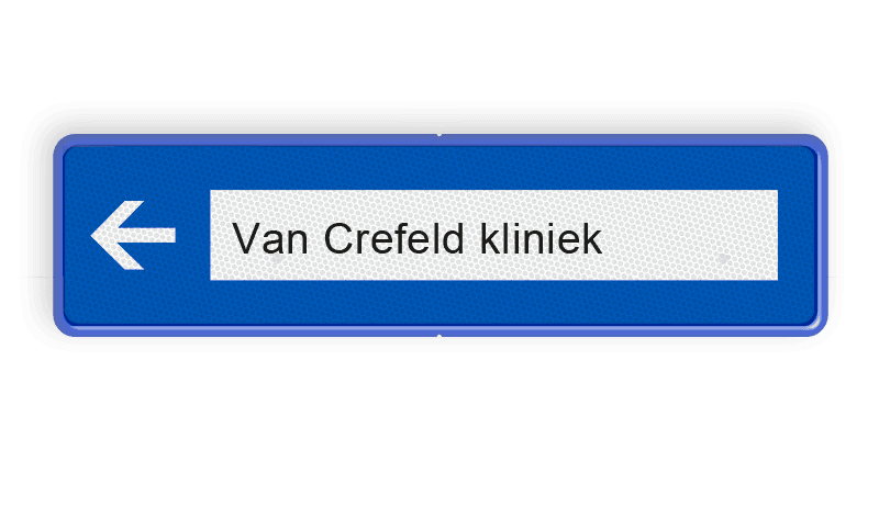 Bewegwijzering 4:1  UMC - 1 bestemming