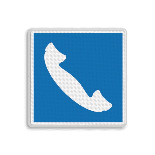 Scheepvaartbord BPR E.14 - Telefoon