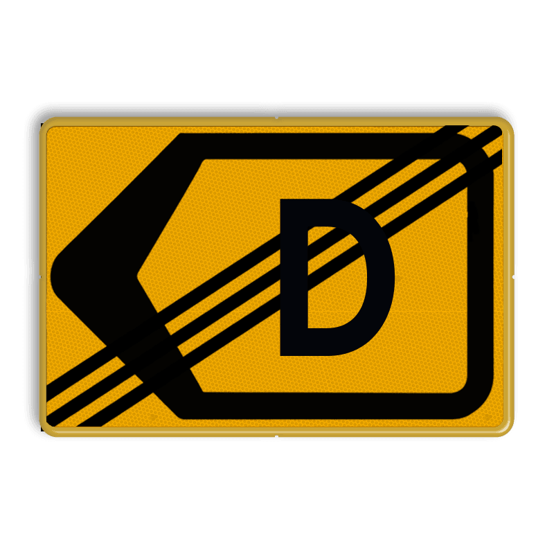 Omleidingsbord - T201l-de - Werk in uitvoering