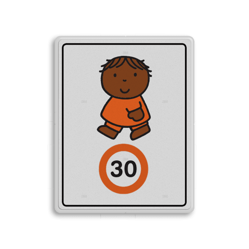 Attentiebord Dick Bruna snelheid - Joep (multi) - LV.AB.J8M