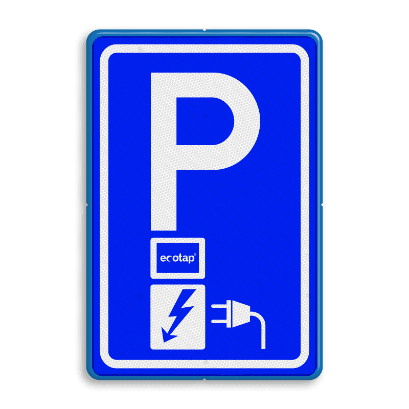Verkeersbord RVV E08o - oplaadpunt - Ecotap
