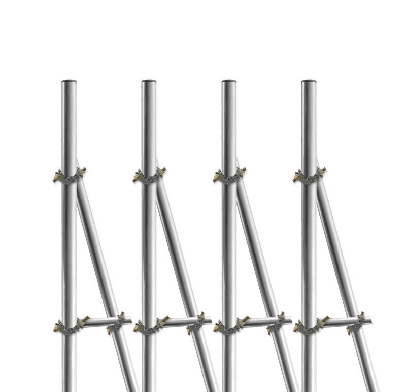 Opstelunit A04 buispaal 3200mm boven maaiveld - compleet