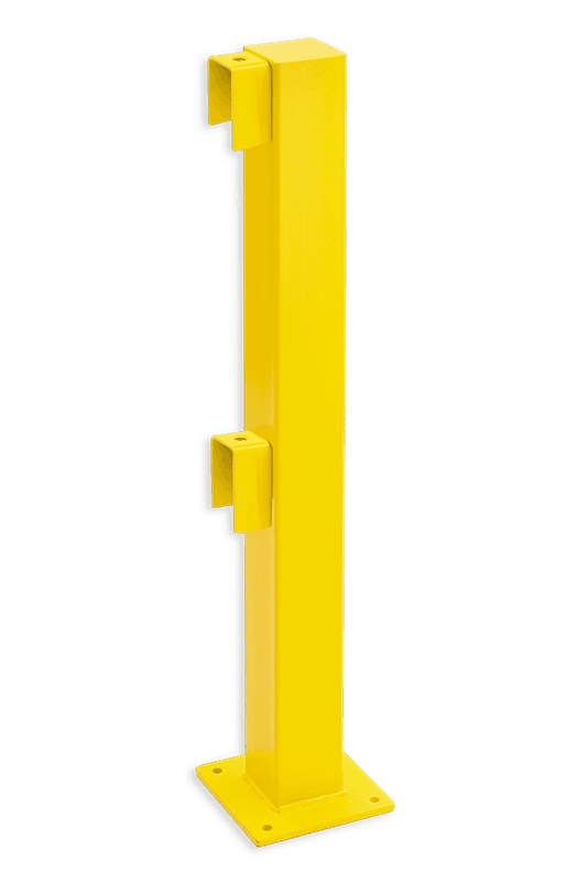 Poteau de début et de fin 1000 mm pour barrière - Black Bull