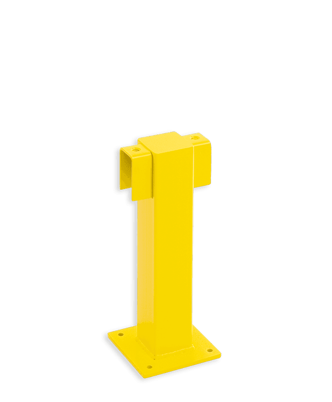 Poteau intermédiaire 500 mm pour barrière industrielle - Black Bull