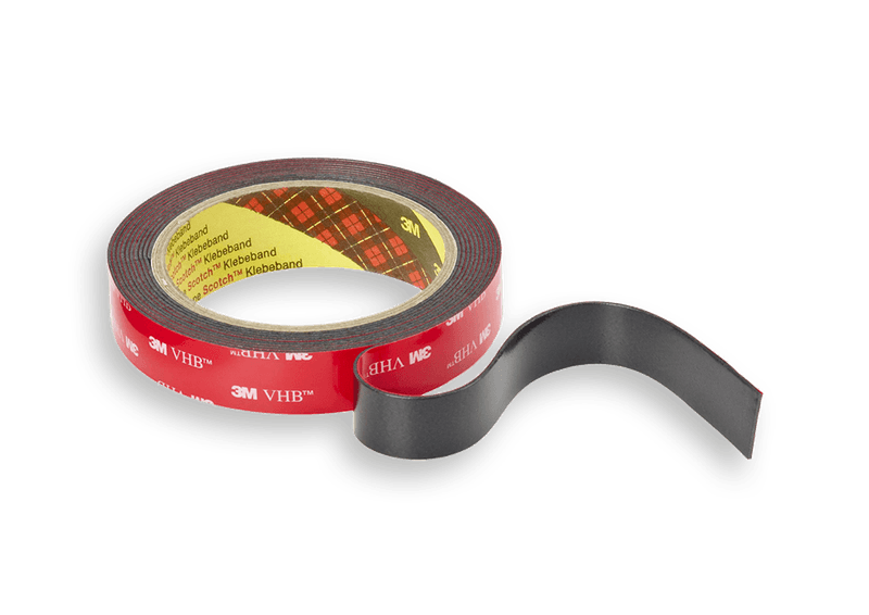 Ruban industriel 19mm double-face 3M - rouleau de 3 mètres
