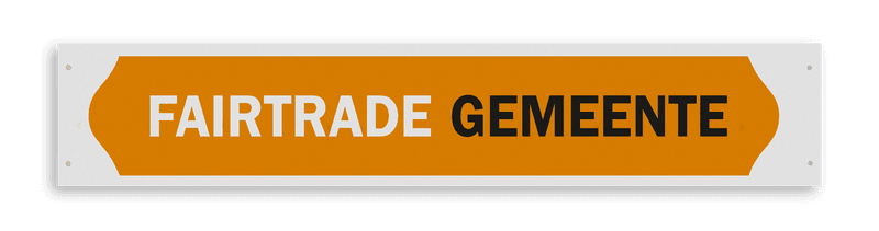 Fairtrade infopaneel - FAIRTRADE GEMEENTE - 1900x200mm