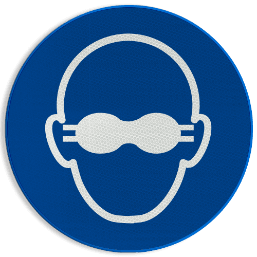 Autocollant ou panneau - M007 - Protection oculaire opaque obligatoire
