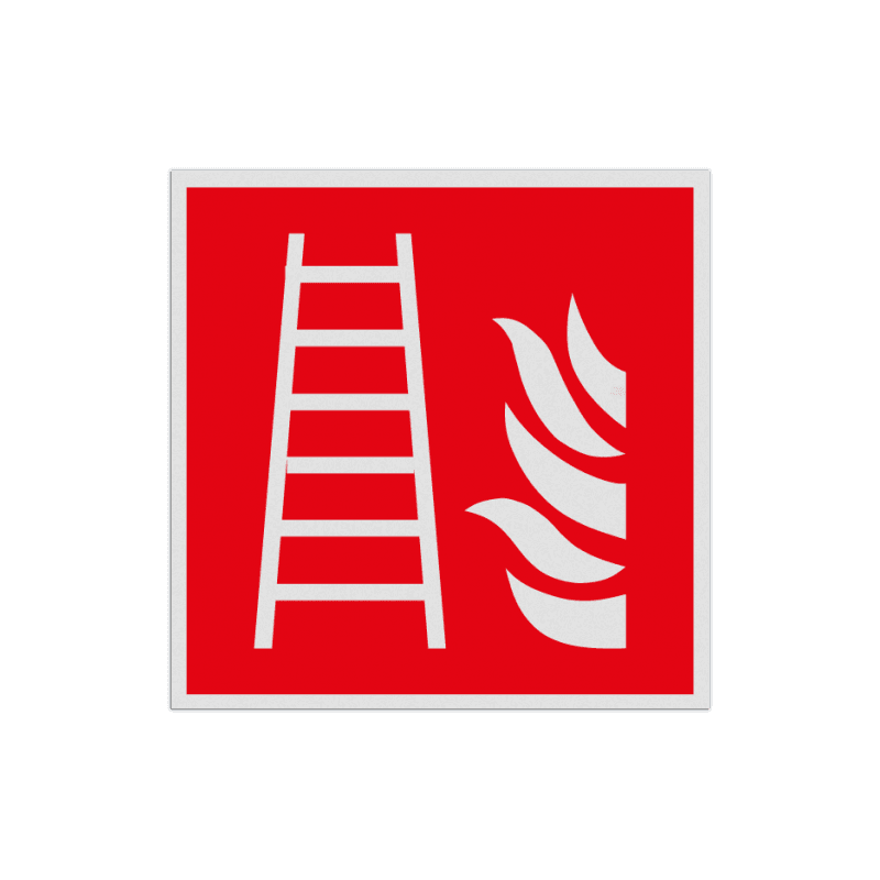 Veiligheidspictogram F003 - Ladder - reflecterend