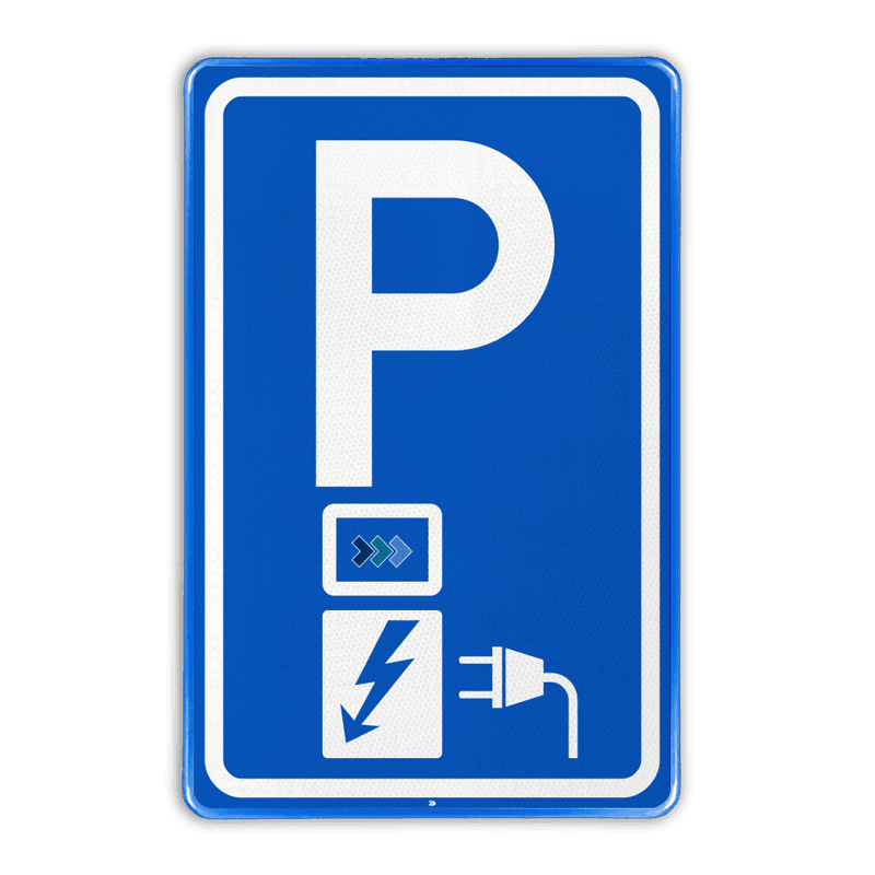 Parkeerbord RVV E08o - oplaadpunt - Clean Power Solutions