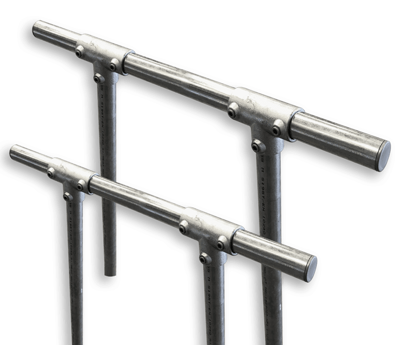 Montageframe lessenaar ST04 - vier metalen staanders - Ø48mm