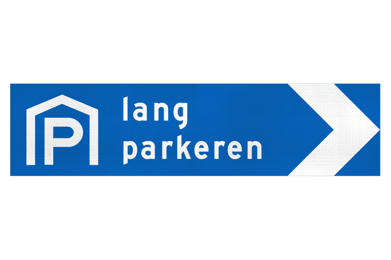 Informatiepaneel hoofdingang 2000x500x2mm
