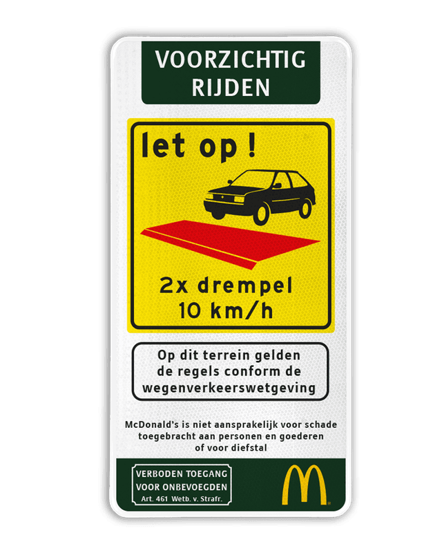 Informatiebord 1:2 - Gebr. van Vliet - Reflecterend