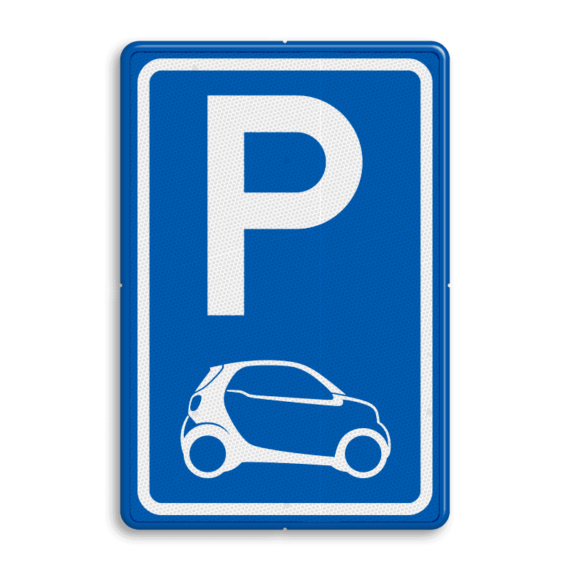 Parkeerbord E08 voor auto merk SMART