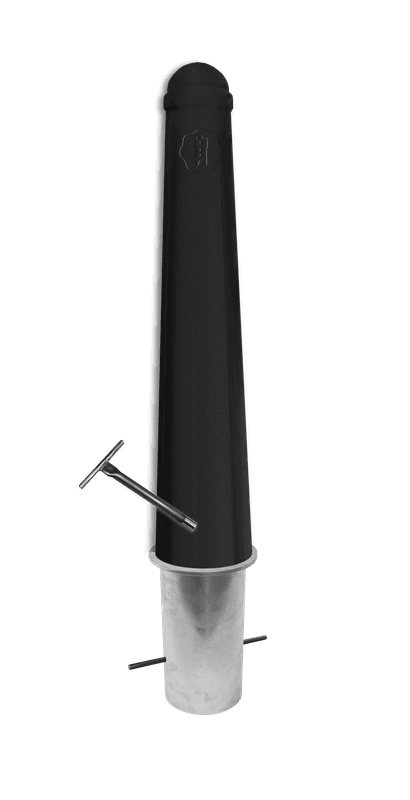 Hanzestadter Ø164x750mm verwijderbaar met grondstuk 305mm