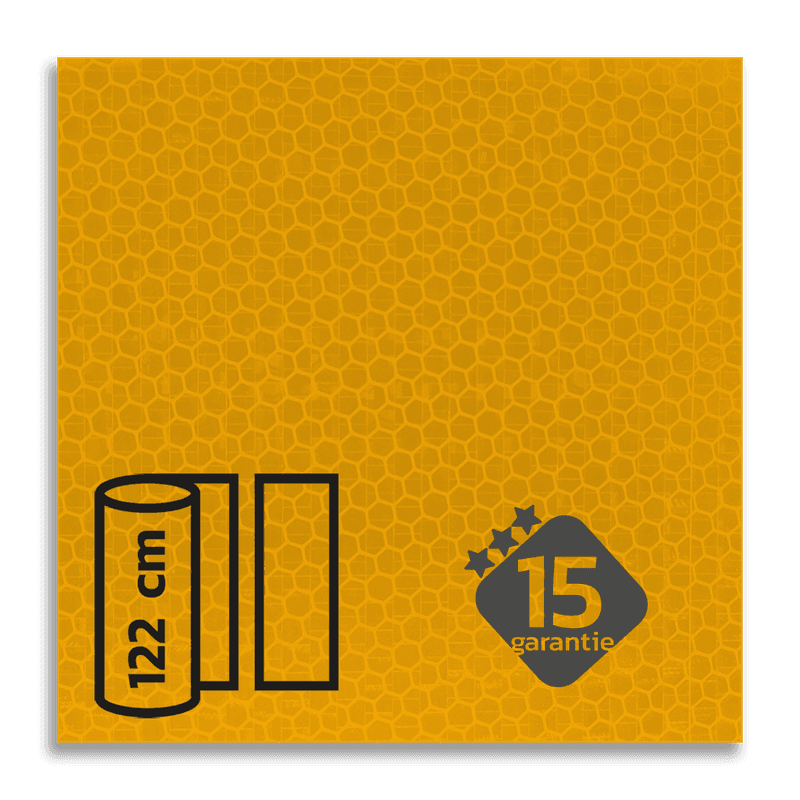Film réfléchissant jaune FLUOR de classe 3 | T-7511