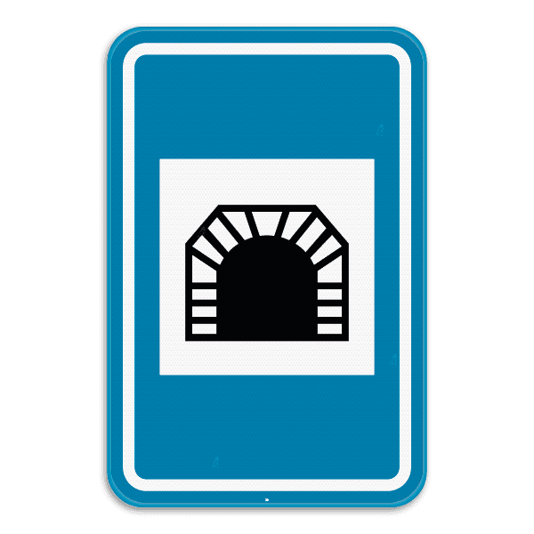 Verkeersbord SB250 F8 - Tunnel