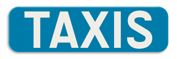 Verkeersbord SB250 G type VIId onderbord - Taxis - 700x200mm