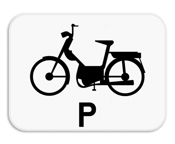 Panneau SB250 - M19 - Reservé aux cyclomoteurs