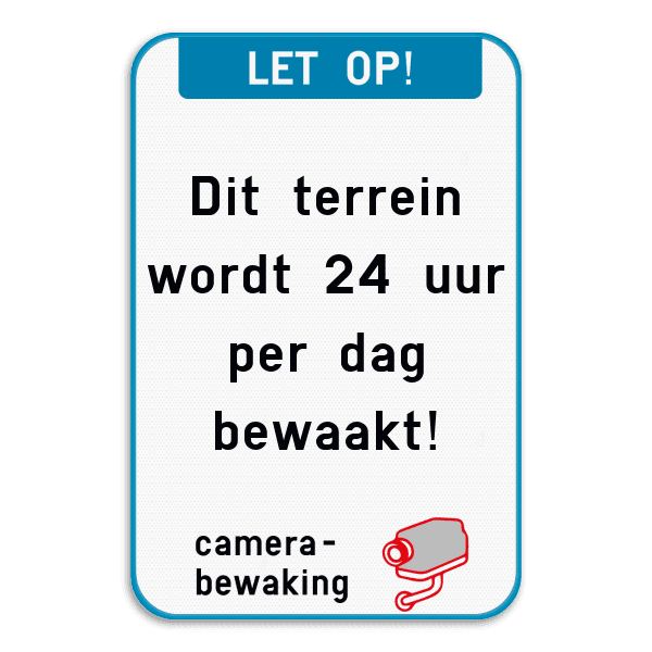 Camerabewakingsbord