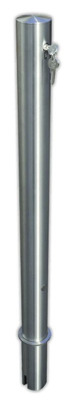 Borne en inox amovible - Disponible en 76, 89 ou 102mm - Poteau anti-stationnement