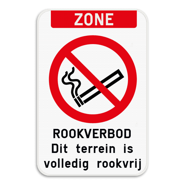 Zone - Rookverbod - Eigen tekst