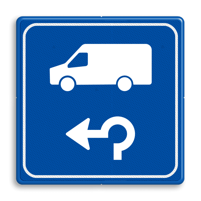 Verkeersbord - Routeverwijzing Transporterbus