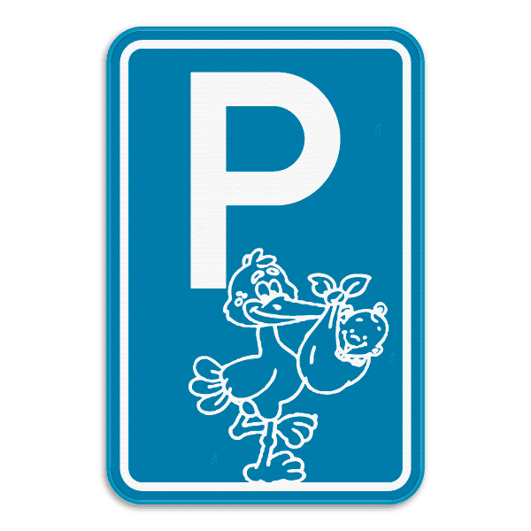 Panneau de stationnement - Naissance - Garçon
