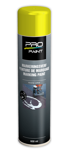 Wegenverf in spuitbus - geel - 600ml