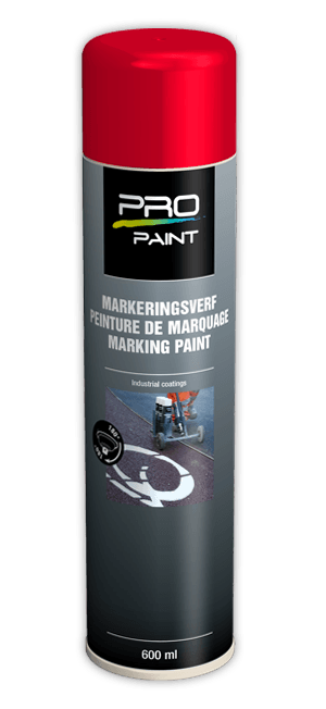 Markeringsverf rood - spuitbus 600 ml