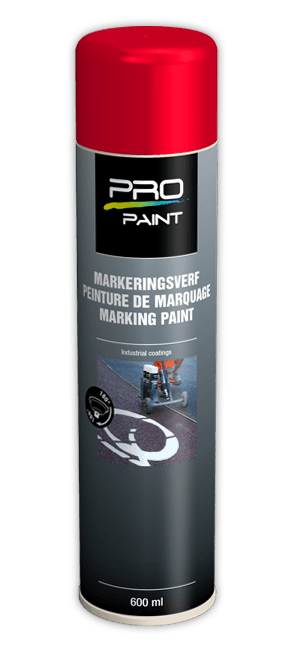 Wegenverf in spuitbus - rood - 600ml