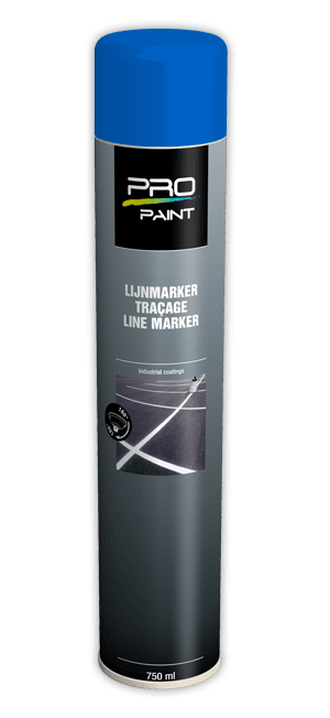 Wegenverf in spuitbus - blauw - 750ml