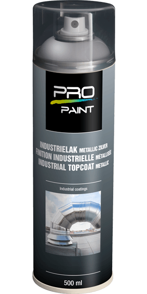 Aérosol industriel métallique - 500ml - Brillant