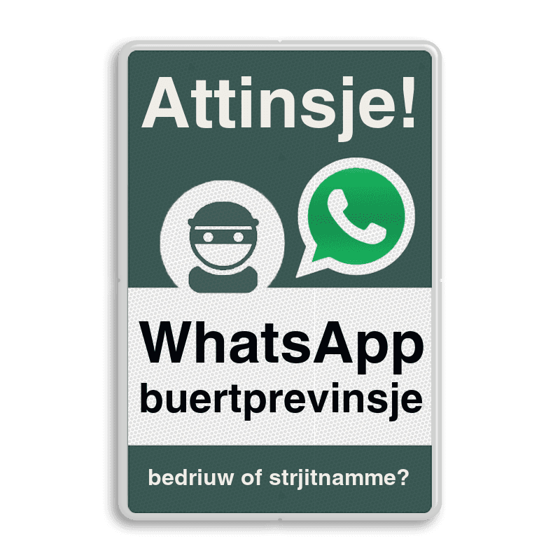 WhatsApp Attinsje buertprevinsje Ynformaasje board 01 - L209wa-f