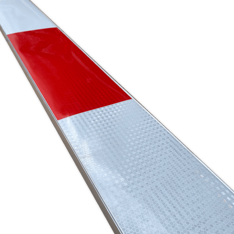 Bareelprofiel SB250 - 2500mm - rood/wit