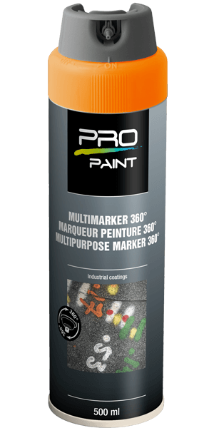 Fluorescerende markeringsverf - oranje - spuitbus - 500 ml