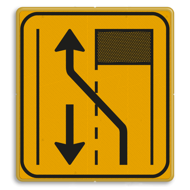Omleidingsbord WIU T31-2l geel/zwart