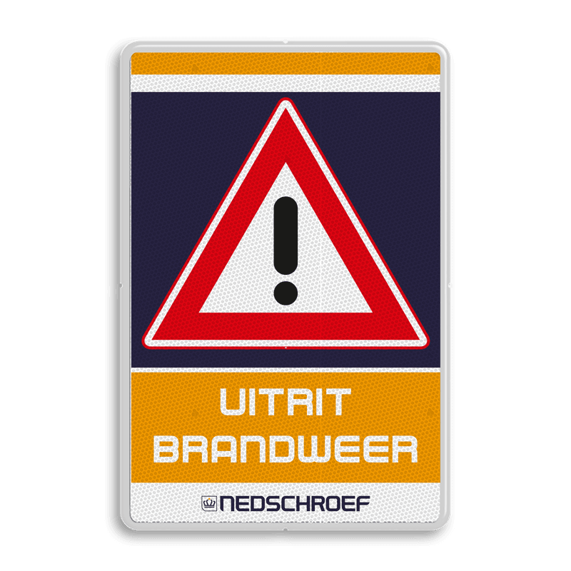Haltebord - Nedschroef met icoon