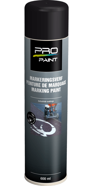 Wegenverf in spuitbus - zwart - 600ml - 12 stuks