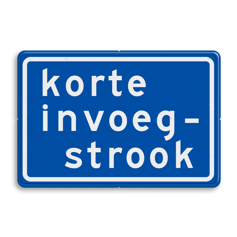 Verkeersbord RVV BB05 Korte invoegstrook