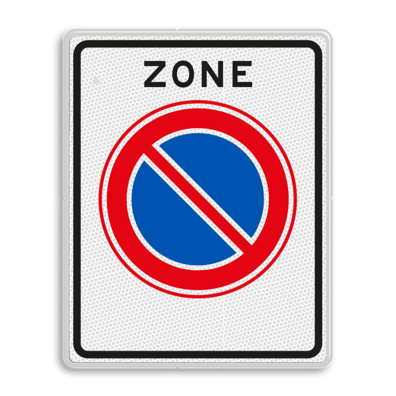 Verkeersbord RVV E01zb - Start parkeerverbod zone