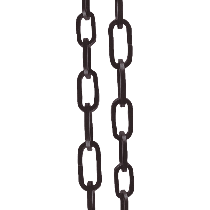 Ketting verzinkt staal 6mm - antraciet grijs RAL7016