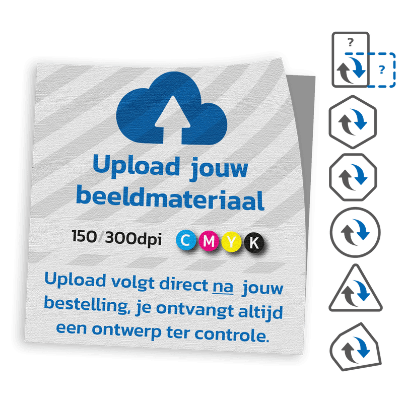 Vloersticker - anti slip - met eigen ontwerp