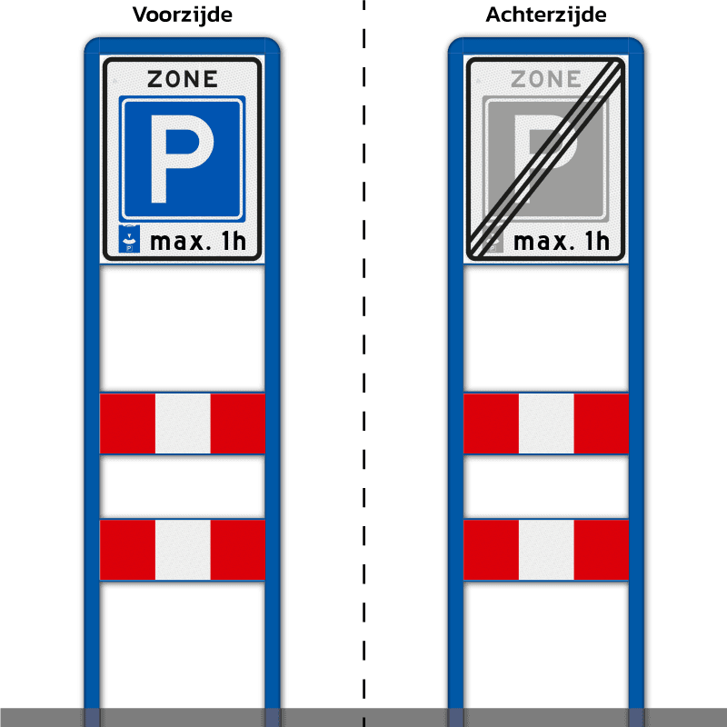 Zoneportaal RVV E10zb Type 1 - 530x670mm
