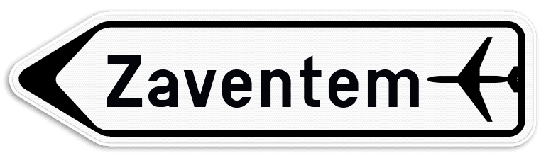 Panneau SB250 F33a - Signal de direction à distance (gauche)