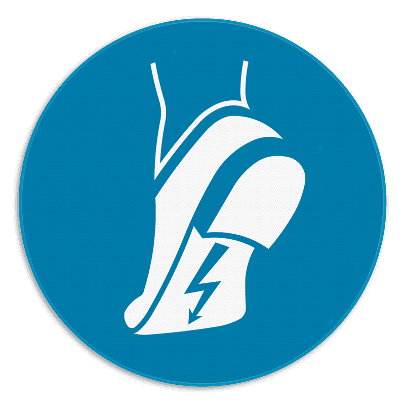 Panneau d'obligation - M032 - Chaussures antistatiques obligatoire
