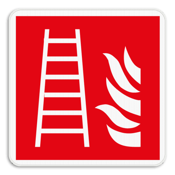 Panneau d'incendie - F007 - Échelle d'incendie