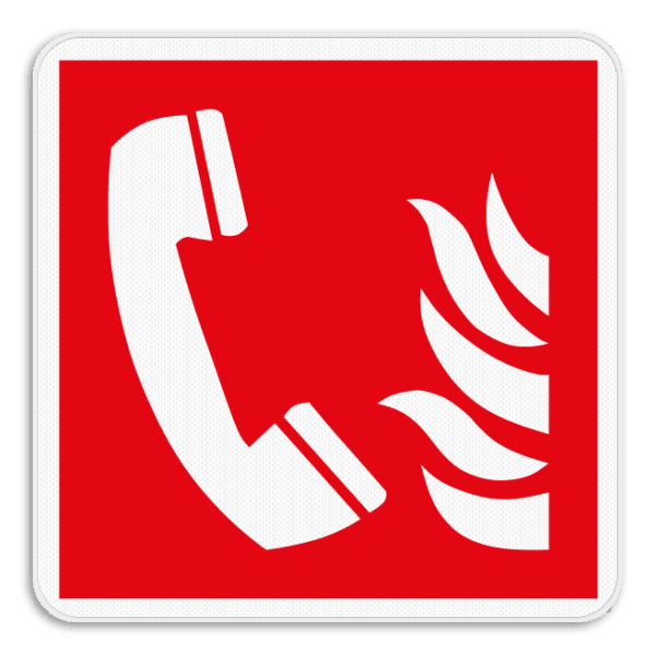 Panneau d'incendie - F006 - Téléphone à utiliser en cas d'incendie