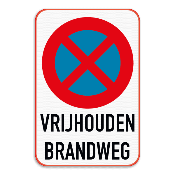 Veiligheidsbord E3 - Brandweg