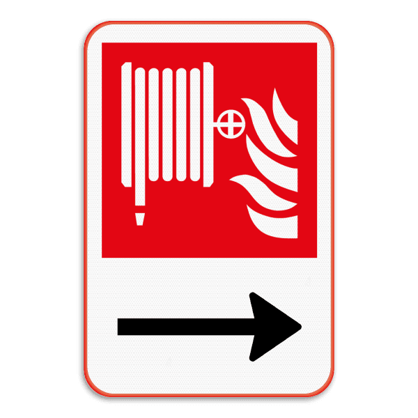 Panneau d'incendie - F002 - Lance d'incendie